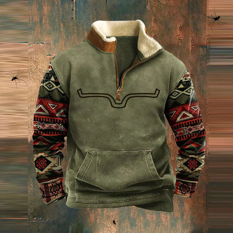 Danilo | Bequemer Viertel-Pullover mit Zip