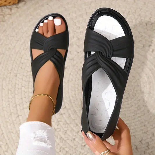 Luzia | Damen Orthopädische Sandalen mit Bequemem Schleifen-Design