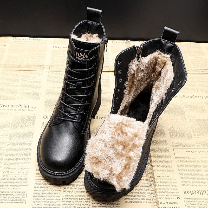 Hanna | Gefütterte Lederstiefel für warme Füße