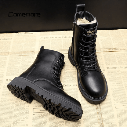 Hanna | Gefütterte Lederstiefel für warme Füße