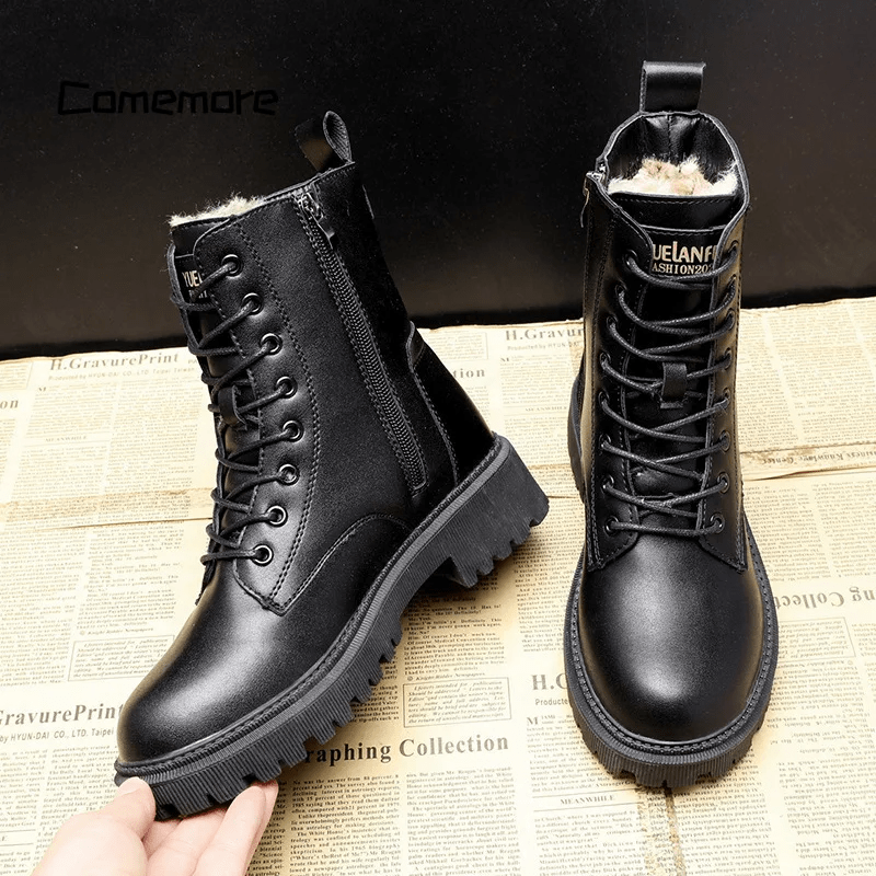 Hanna | Gefütterte Lederstiefel für warme Füße