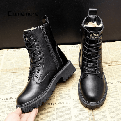 Hanna | Gefütterte Lederstiefel für warme Füße
