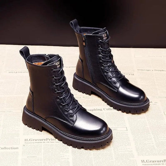 Hanna | Gefütterte Lederstiefel für warme Füße