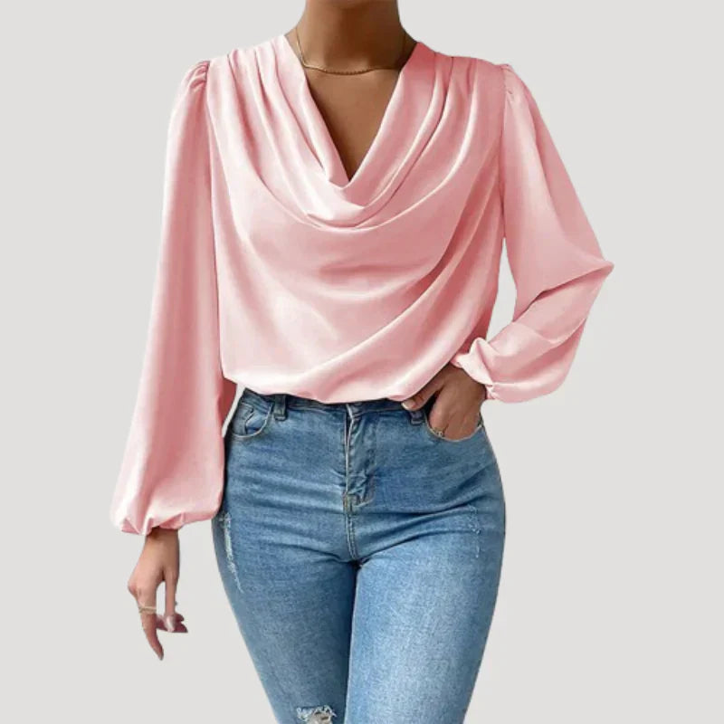 Nikita | Elegante Bluse mit V-Ausschnitt für Damen