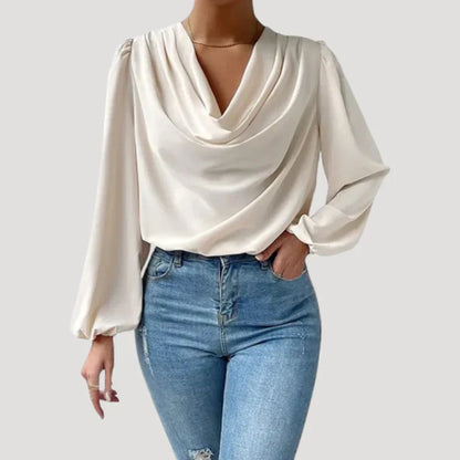 Nikita | Elegante Bluse mit V-Ausschnitt für Damen