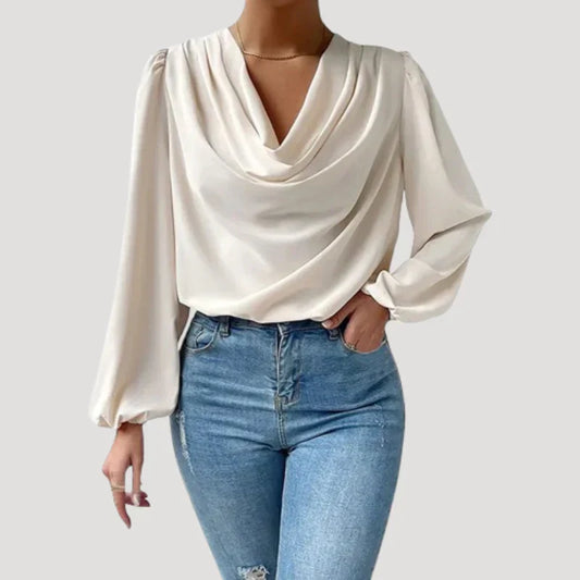 Nikita | Elegante Bluse mit V-Ausschnitt für Damen