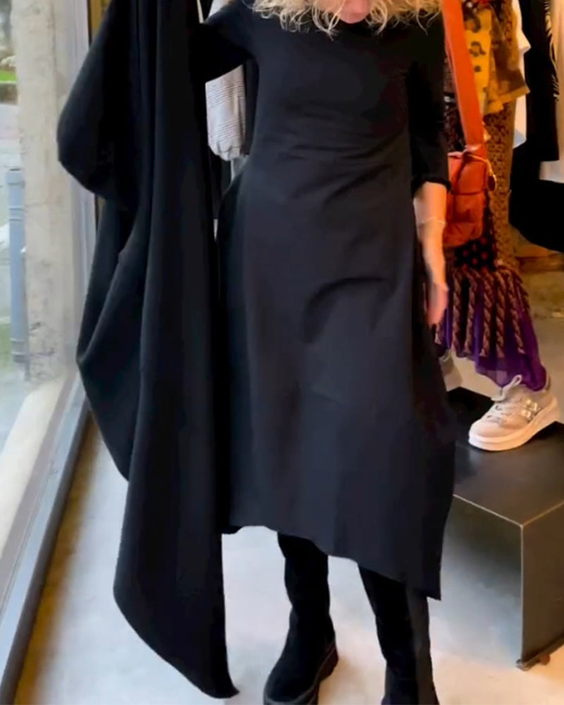 Clara | Stilvolles Midikleid mit praktischen Taschen