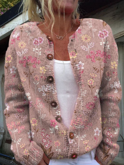 Cassidy | Zeitloser Cardigan im floralen Design