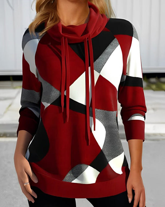 Carlene | Kleid mit geometrischem Muster