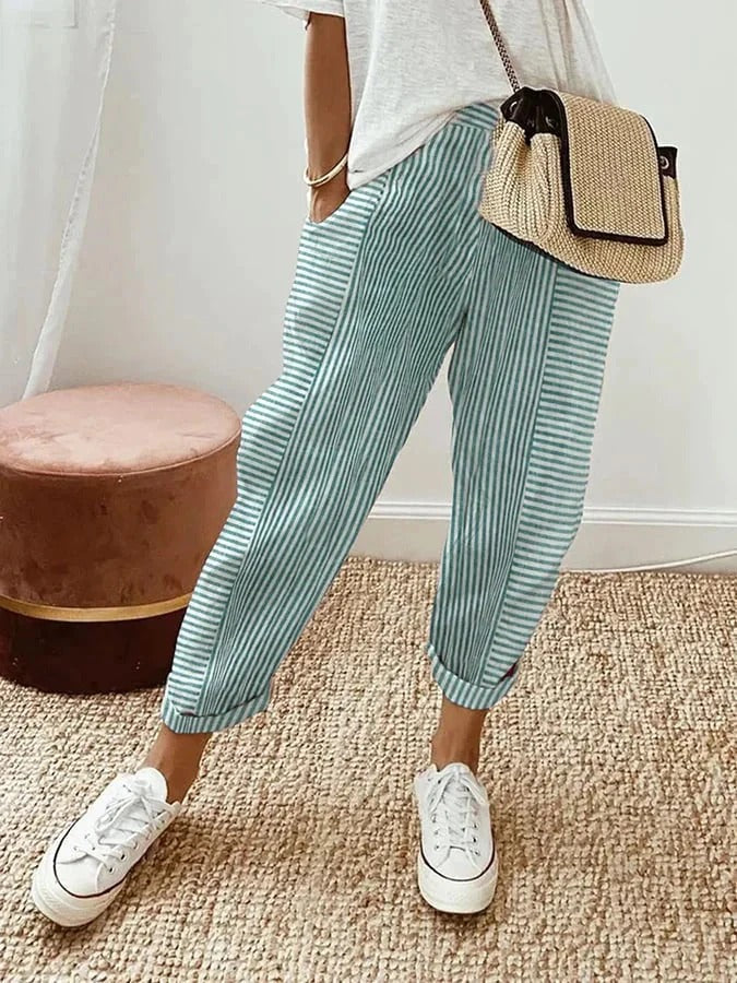 Lore | Leichte Freizeitpants mit elastischem Bund für Frühling und Sommer