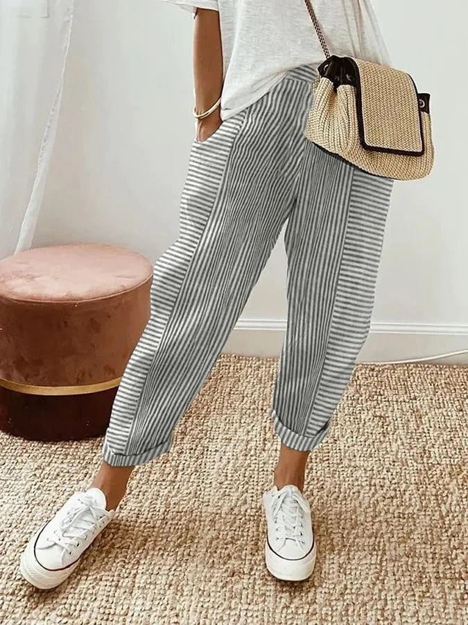 Lore | Leichte Freizeitpants mit elastischem Bund für Frühling und Sommer