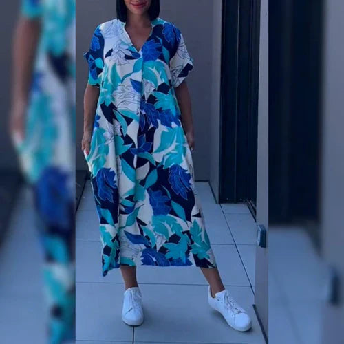 Elena | Stilvolles Blumen-Kleid für einen romantischen Auftritt