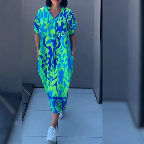 Elena | Stilvolles Blumen-Kleid für einen romantischen Auftritt