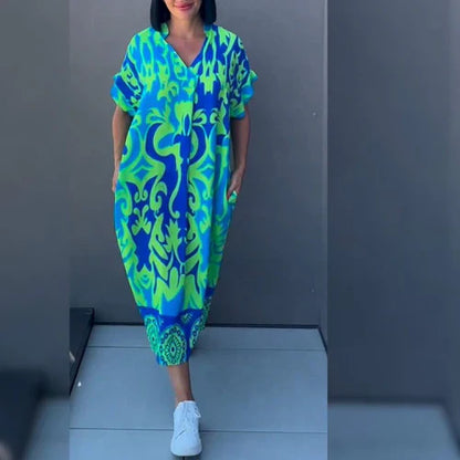 Elena | Stilvolles Blumen-Kleid für einen romantischen Auftritt