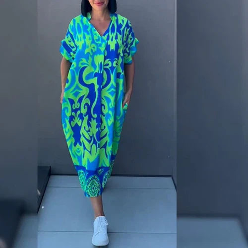 Elena | Stilvolles Blumen-Kleid für einen romantischen Auftritt