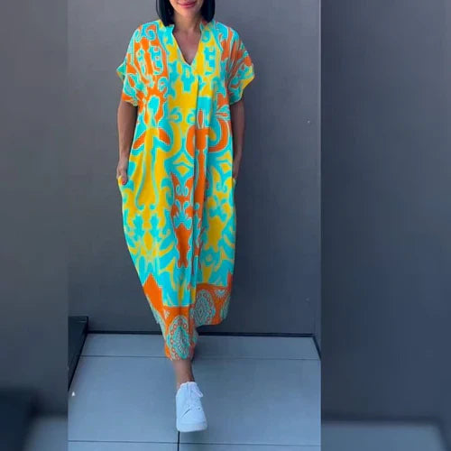 Elena | Stilvolles Blumen-Kleid für einen romantischen Auftritt