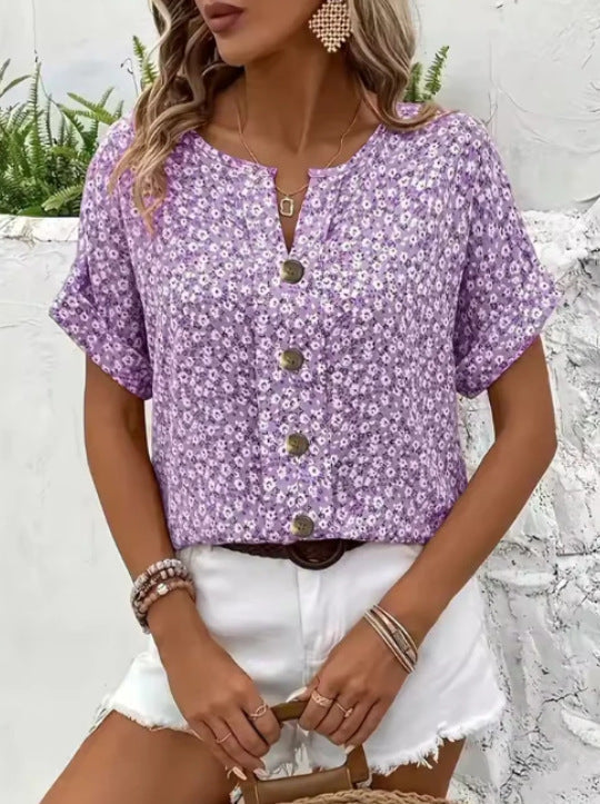 Jelena | Leichtes Blumen-Top für Frühling und Sommer