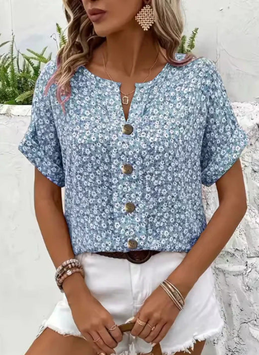 Jelena | Leichtes Blumen-Top für Frühling und Sommer