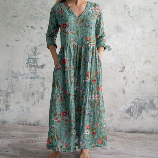 Eliana | Luftiges Sommerkleid mit floralem Muster