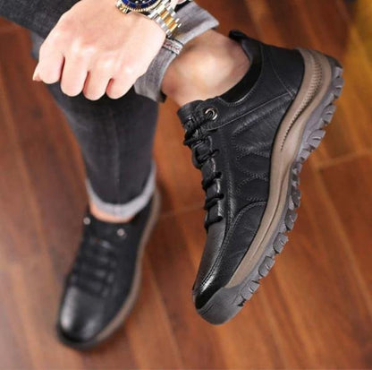 Matt | Handgenähte Leder-Casual-Schuhe für Männer