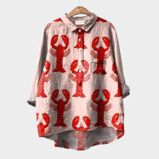Erika | Leichte Bluse mit floralem Flair