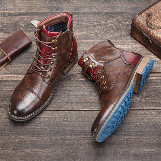 Aaron | Elegante Oxford-Stiefel aus feinstem Leder