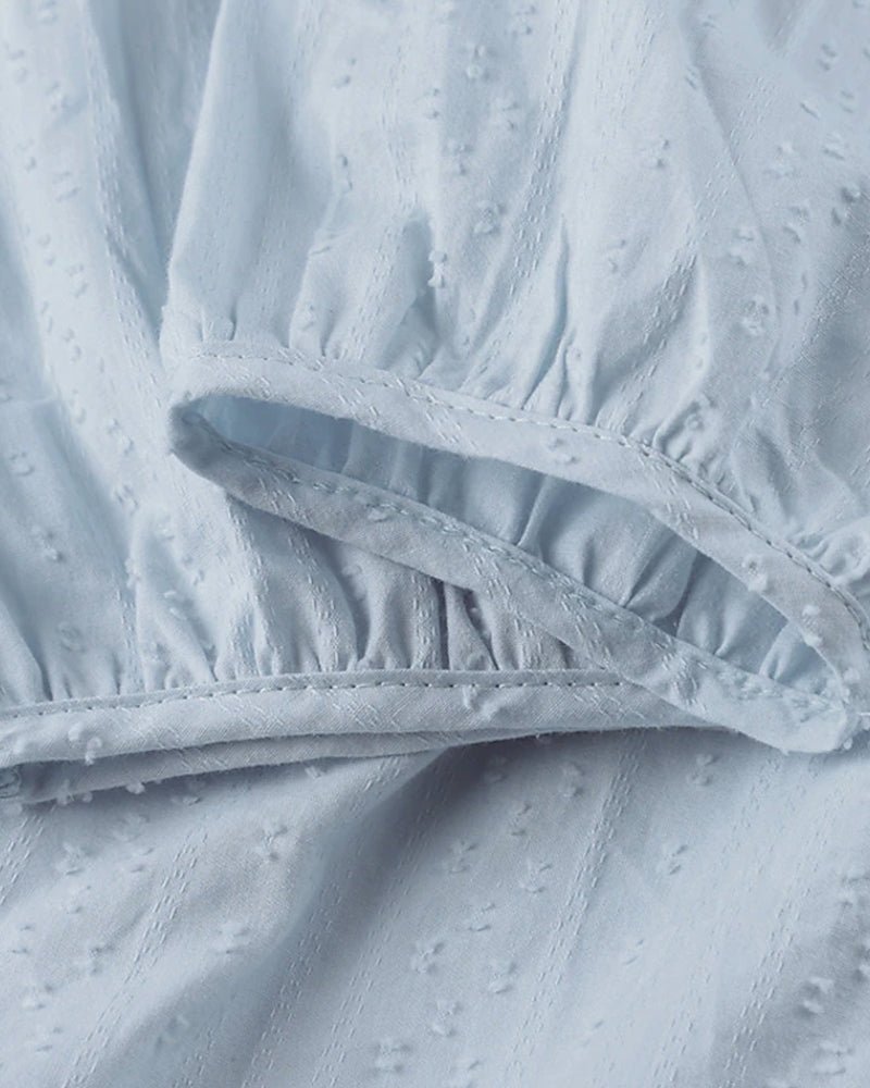 Mira | Leichtes Strandkleid mit V-Ausschnitt und Ärmeln