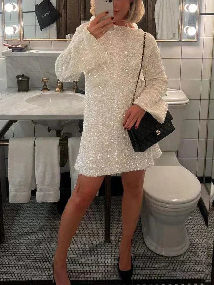 Elsa | Glänzendes Glamour-Kleid
