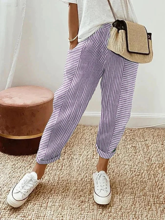 Lore | Leichte Freizeitpants mit elastischem Bund für Frühling und Sommer