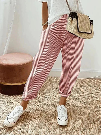 Lore | Leichte Freizeitpants mit elastischem Bund für Frühling und Sommer
