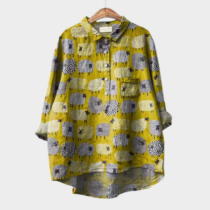 Erika | Leichte Bluse mit floralem Flair