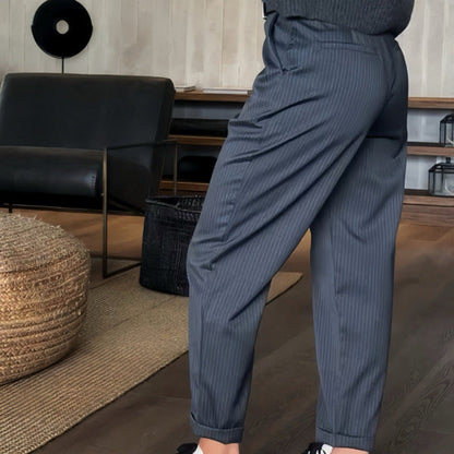 Mathilda | Elegante Anzughose mit zarten Streifen