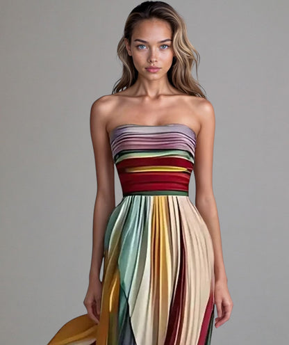 Flora | Leichtes Sommerkleid mit fließendem Design und lebendigen Farben
