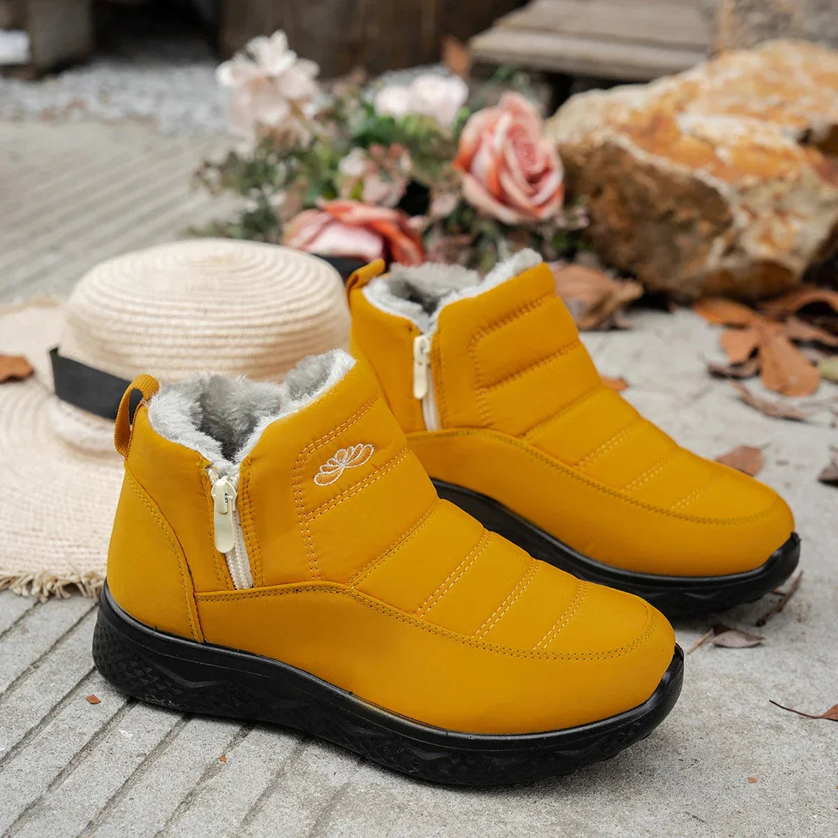 Manu | Stilvolle, warme und rutschfeste Damenstiefeletten