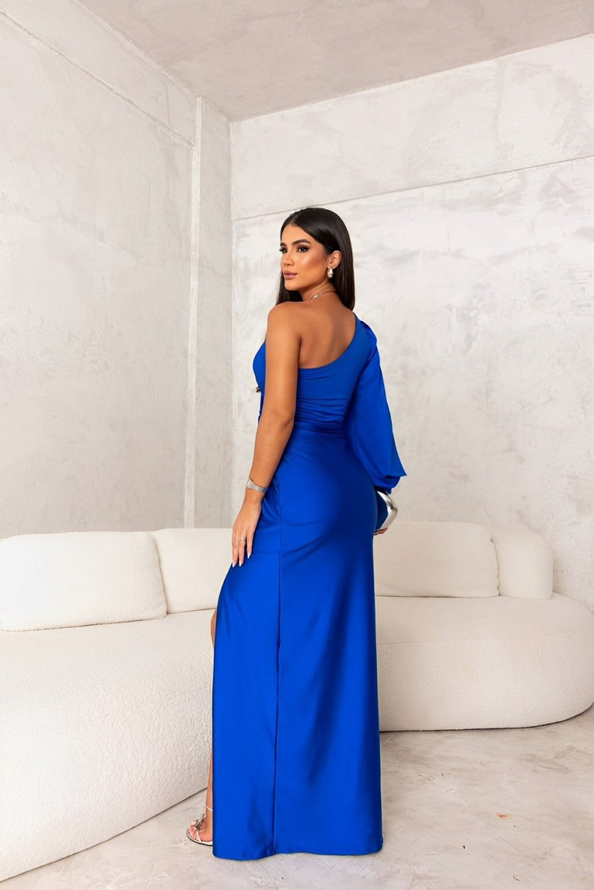 Angela | Elegantes One-Shoulder-Kleid mit femininer Passform